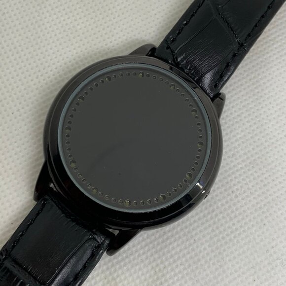 GODIER “Good Idea” Touch Screen LED men Watch black tone 44mm round running - Picture 3 of 9